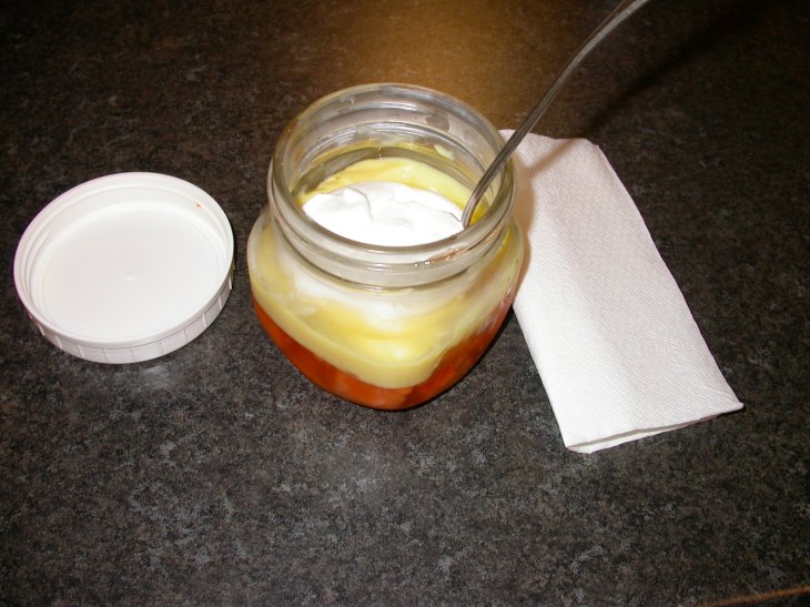 Orange Trifle - 1 jar - open